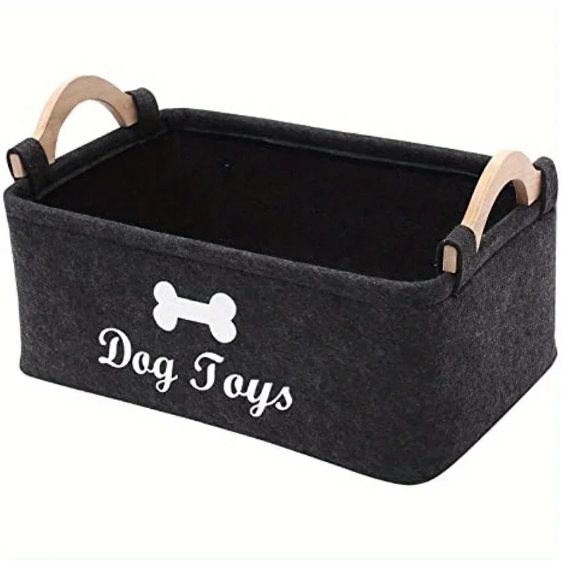 Indestructible Dog Chew Toy - Felt pet toy box, dog toy