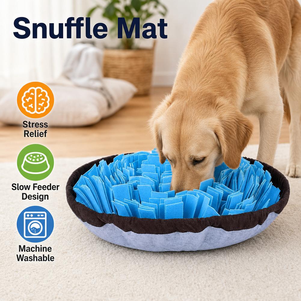 Dog Snuffle Mat Interactive Fe - Dog Puzzle Feeder Toy review and price